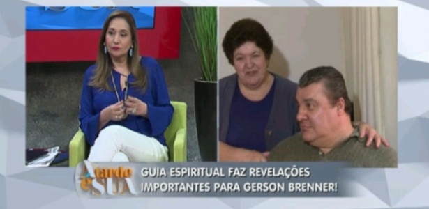 Luiz Bacci e Sônia Abrão (na imagem) exibiram reportagens sobre Gerson Brenner simultaneamente