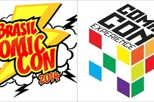 Logotipos das duas Comic Cons realizadas em São Paulo por empresas diferentes - Montagem UOL/Reprodução