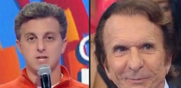 Huck brinca com o nariz de Fittipaldi e diz que telespectador deverá comprar duas TVs