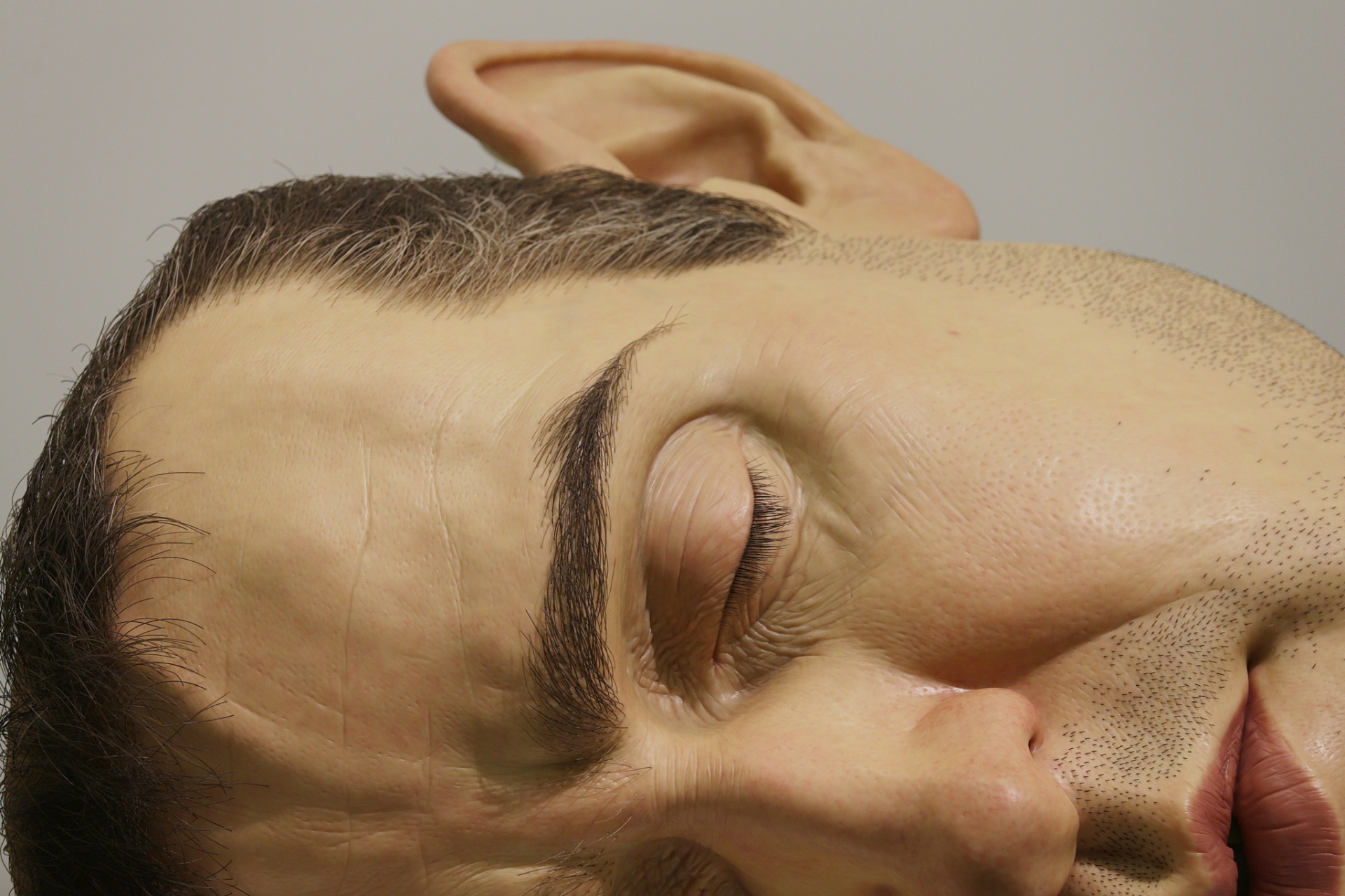 Obra da exposição de Ron Mueck na Pinacoteca de São Paulo - Flávio Florido/UOL