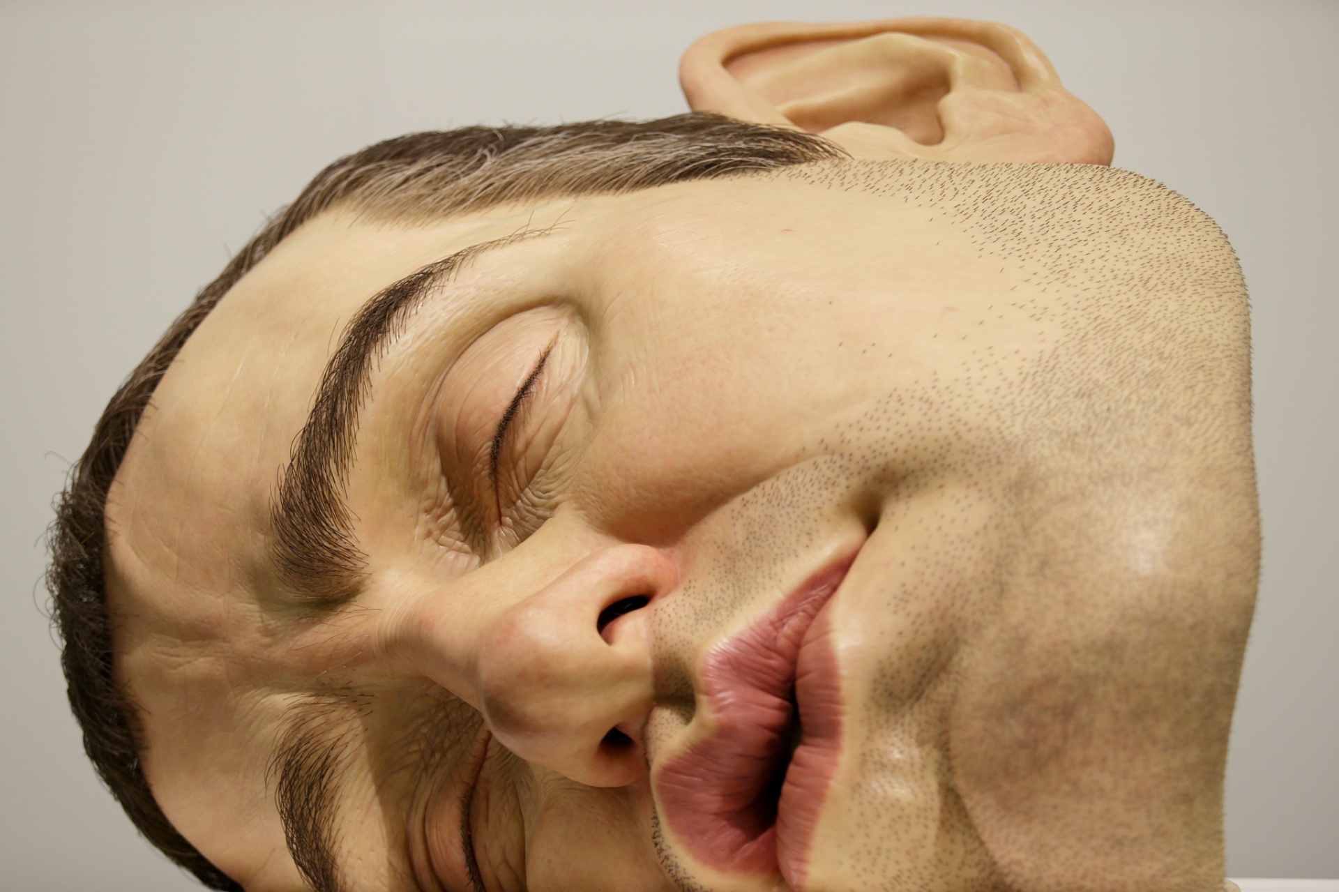 Obra da exposição de Ron Mueck na Pinacoteca de São Paulo - Flávio Florido/UOL