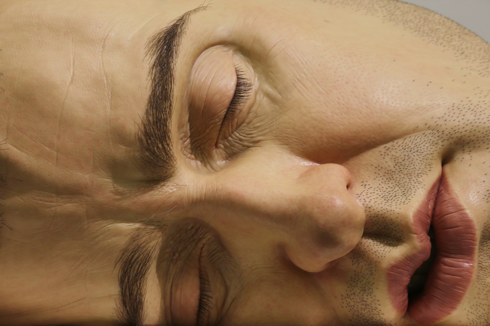 Obra da exposição de Ron Mueck na Pinacoteca de São Paulo - Flávio Florido/UOL