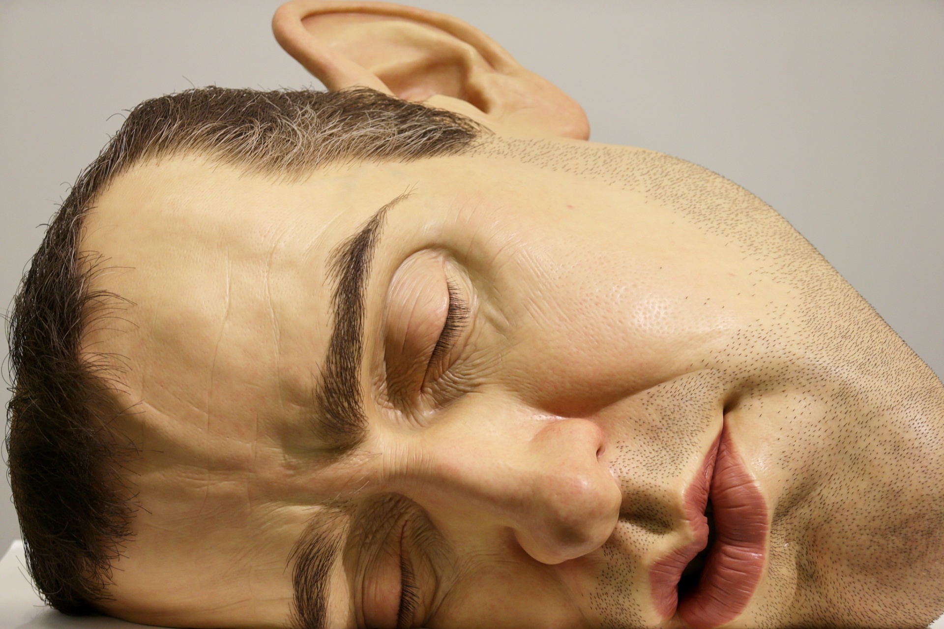 Obra da exposição de Ron Mueck na Pinacoteca de São Paulo - Flávio Florido/UOL