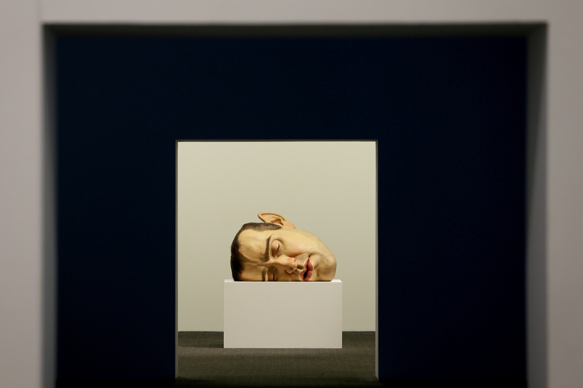 Obra da exposição de Ron Mueck na Pinacoteca de São Paulo - Flávio Florido/UOL