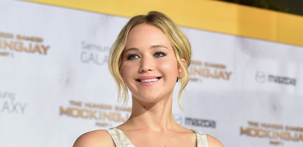 17.nov.2014 - Jennifer Lawrence comparece à pré-estreia de "Jogos Vorazes: A Esperança - Parte 1", na Califórnia - Getty Images