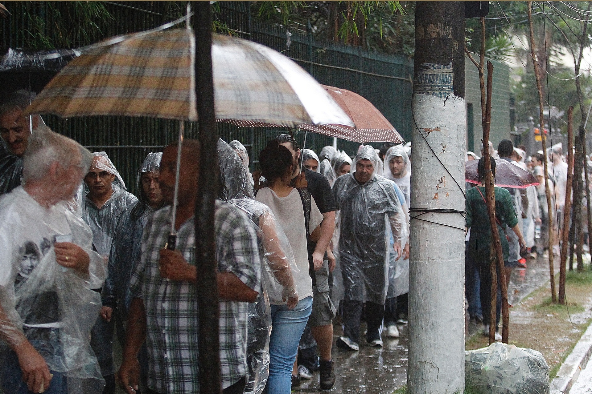 25.nov.2014 - Fãs enfrentam fila para entrar no Allianz Parque, em São Paulo, para o primeiro show do Paul MCCartney - Reinaldo Canato/UOL
