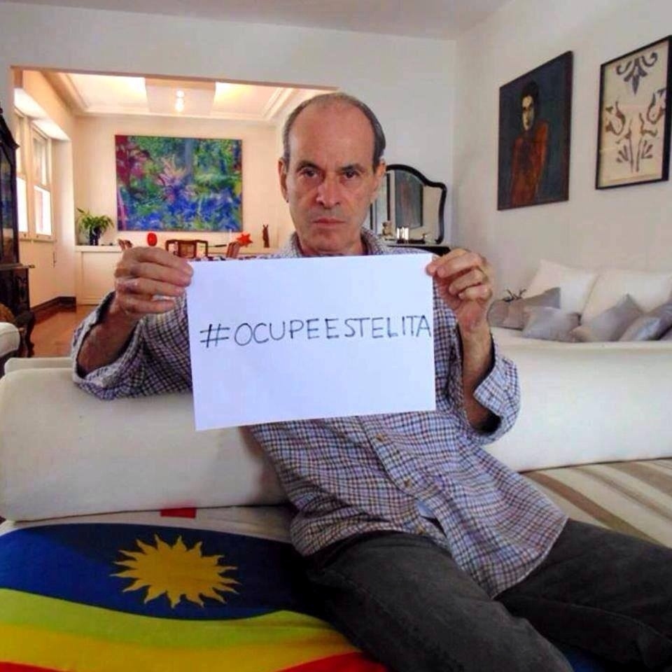 Ney Matogrosso apoia o Movimento Ocupe Estelita, que defende um destino diferente para o Cais Estelita do que a construção de um condomínio de luxo  - Reprodução/Facebook