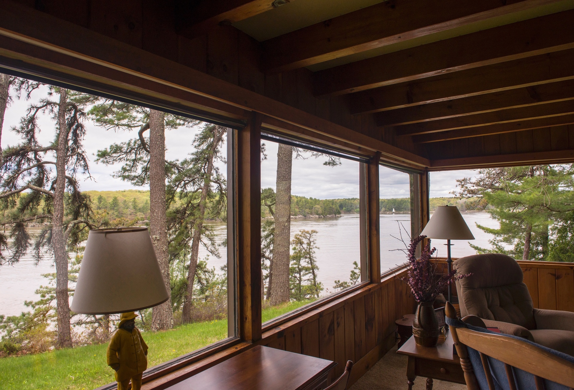 Cabana no Maine (EUA)  (Imagem do NYT - usar apenas no respectivo material) - Stacey Cramp/ The New York Times