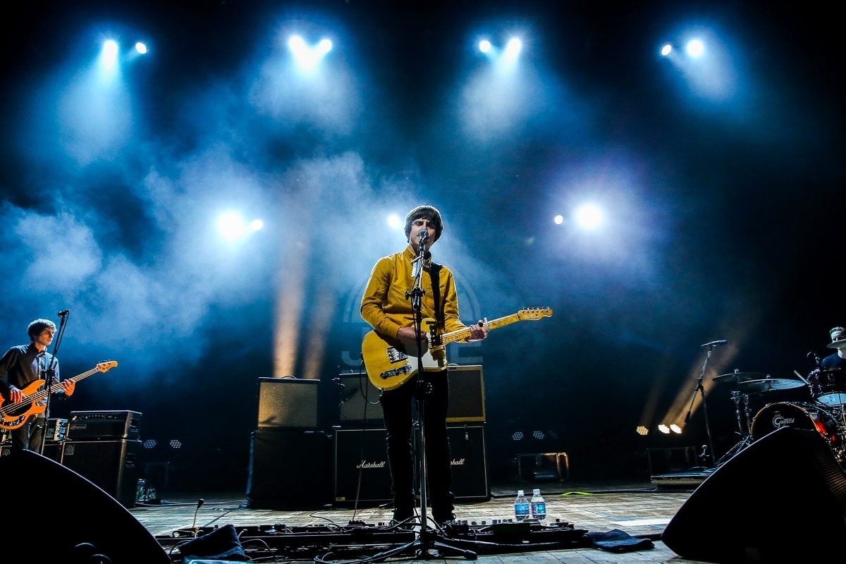 27.nov.2014 - O cantor britânico Jake Bugg traz ao Brasil a turnê de seu álbum mais recente, "Shangri La", em grande show no Citibank Hall, na zona sul de São Paulo, nesta quinta-feira - Manuela Scarpa/Photo Rio News