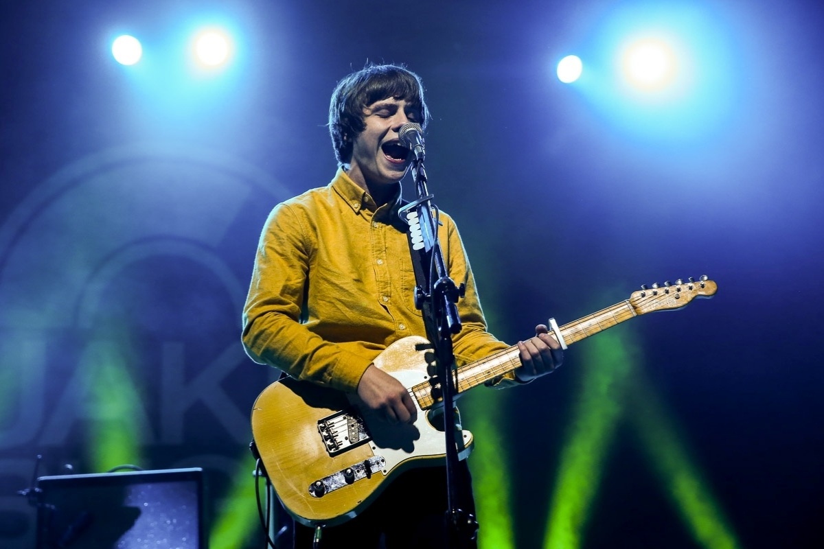 27.nov.2014 - O cantor britânico Jake Bugg traz ao Brasil a turnê de seu álbum mais recente, "Shangri La", em grande show no Citibank Hall, na zona sul de São Paulo, nesta quinta-feira - Manuela Scarpa/Photo Rio News