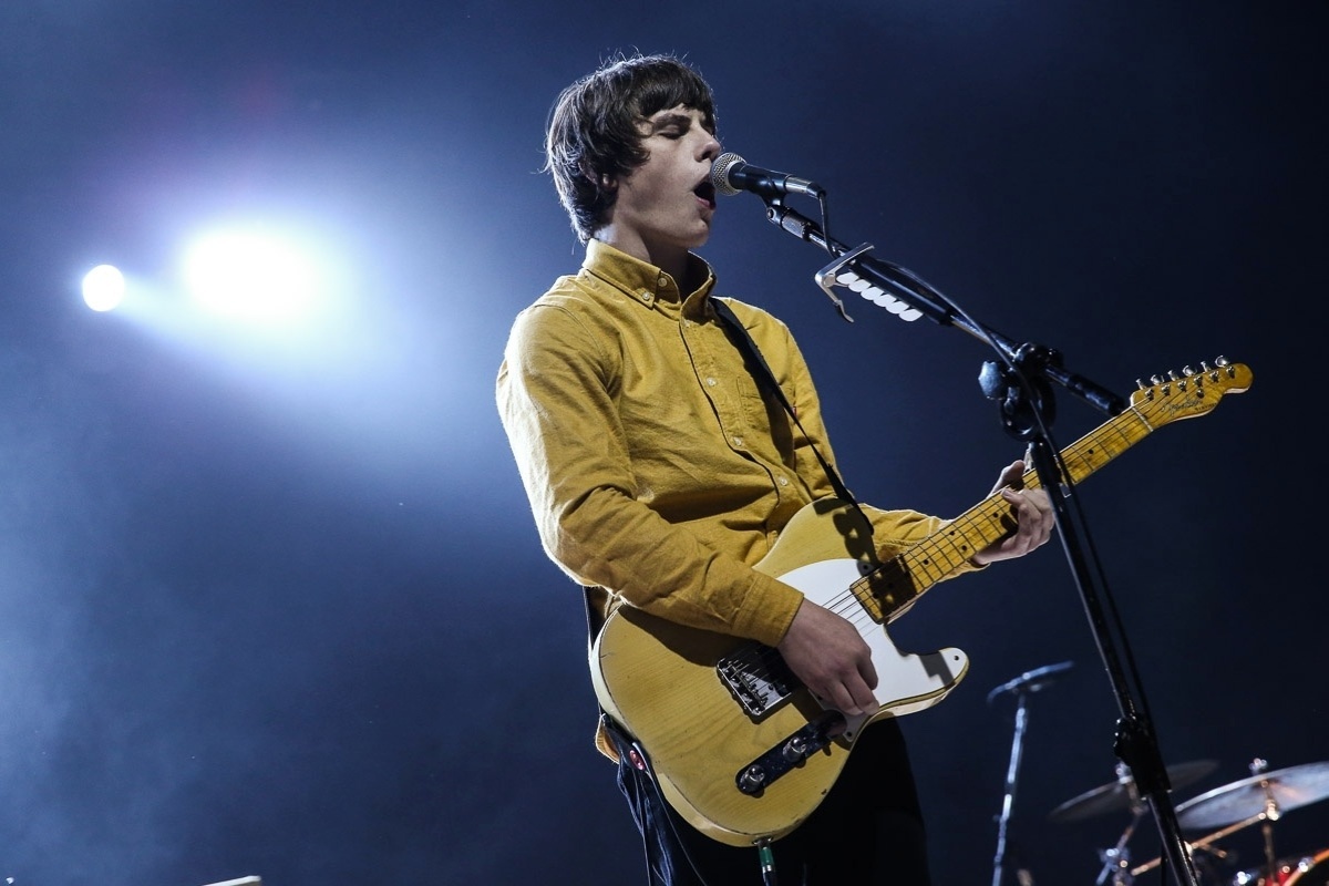 27.nov.2014 - O cantor britânico Jake Bugg traz ao Brasil a turnê de seu álbum mais recente, "Shangri La", em grande show no Citibank Hall, na zona sul de São Paulo, nesta quinta-feira - Manuela Scarpa/Photo Rio News