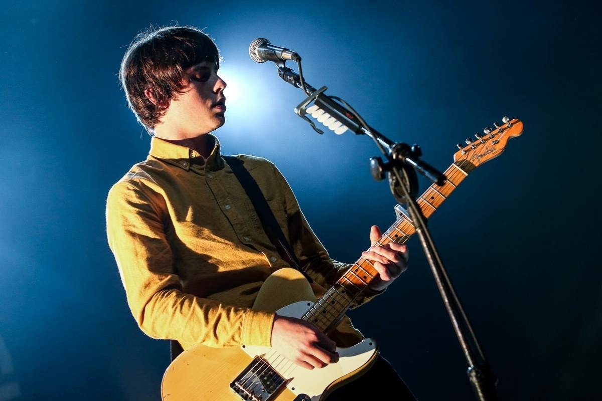 27.nov.2014 - O cantor britânico Jake Bugg traz ao Brasil a turnê de seu álbum mais recente, "Shangri La", em grande show no Citibank Hall, na zona sul de São Paulo, nesta quinta-feira - Manuela Scarpa/Photo Rio News