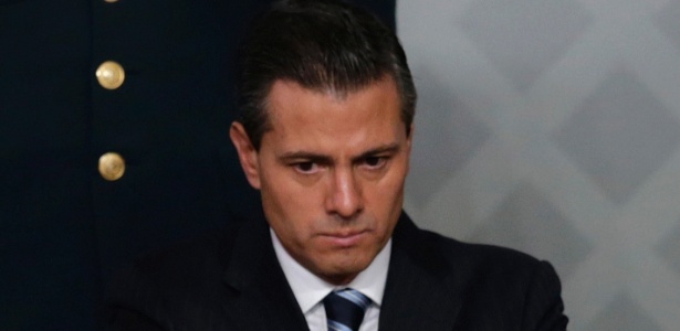 O presidente mexicano, Peña Nieto, sofre queda de popularidade desde o final de 2014 - Reuters