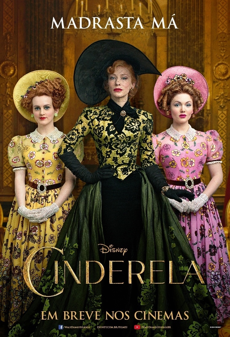 Cate Blanchett estampa pôster de "Cinderela", dirigido por Kenneth Branagh - Divulgação