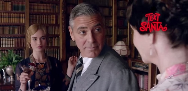 George Clooney em participação na série "Downton Abbey"
