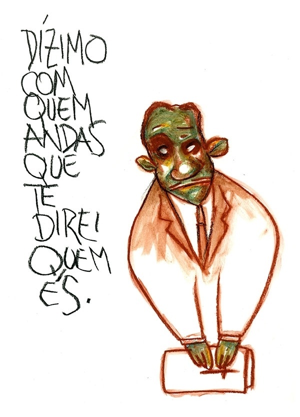 O ilustrador e blogueiro do UOL Orlando Pedroso lança o livro "Filosofias Baratas me São as mais Caras" - Orlando