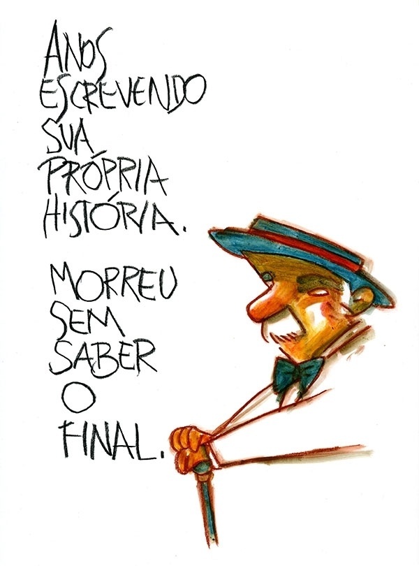 O ilustrador e blogueiro do UOL Orlando Pedroso lança o livro "Filosofias Baratas me São as mais Caras" - Orlando