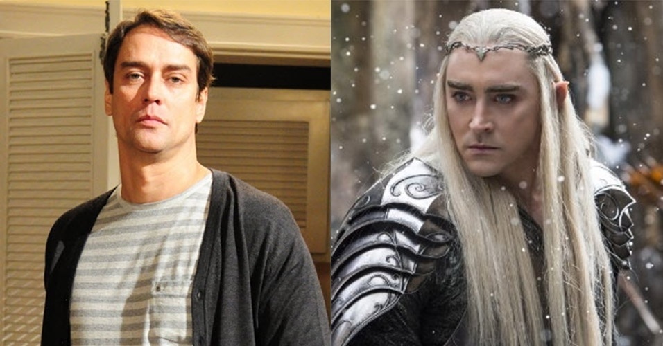 MARCELFO ANTHONY - Para viver o Rei dos Elfos Thranduil, o ator Marcello Anthony tem as sobrancelhas grossas a fala firme e serena e também o porte físico para envergar a pesada armadura com folhas usadas pelo personagem de "O Hobbit". Só não perguntem como ele pode ser o pai de Legolas... ou melhor, do Humberto Gessinger! - Montagem UOL/Folhapress/Divulgação