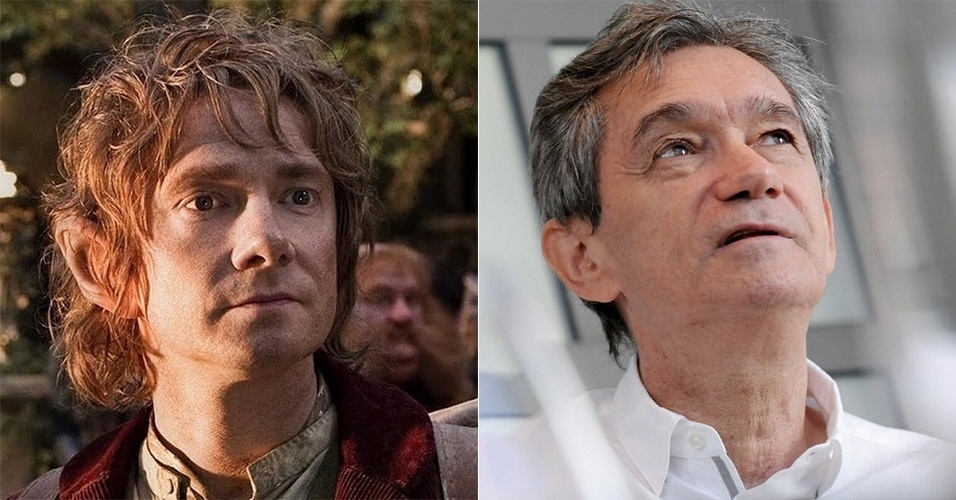 SERGINHO BOLSEIRO - Com seu eterno jeito de menino, o apresentador do Altas Horas, Serginho Groisman, seria a escolha perfeita para o papel de Bilbo Bolseiro numa hipotética adaptação de "O Hobbit" para o cinema nacional - Montagem UOL/Divulgação/Folhapress