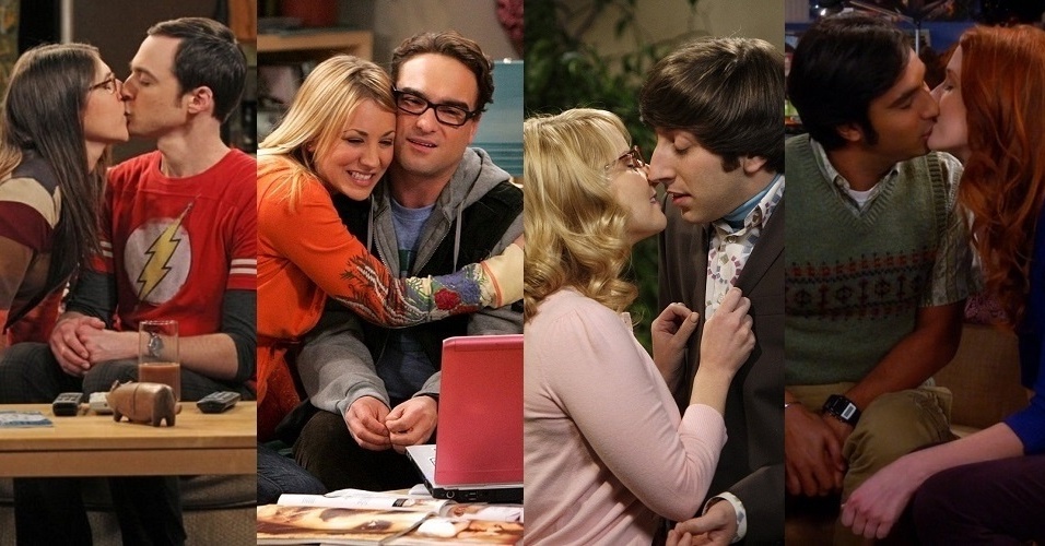 Evolução amorosa dos personagens de "The Big Bang Theory"