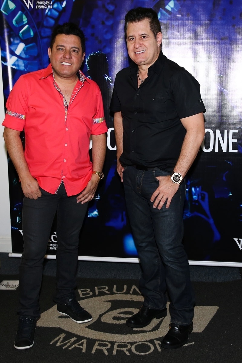 5.dez.2014 - Bruno e Marrone apresentam a primeira noite de shows do novo DVD 