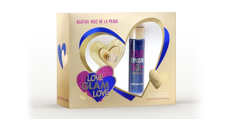 Estojo Love Glam Love, de Agatha Ruiz de la Prada - Divulgação