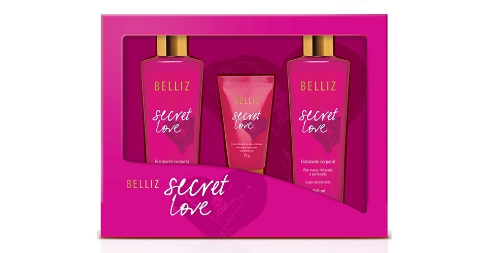 Kit de cosméticos, da Belliz - Divulgação