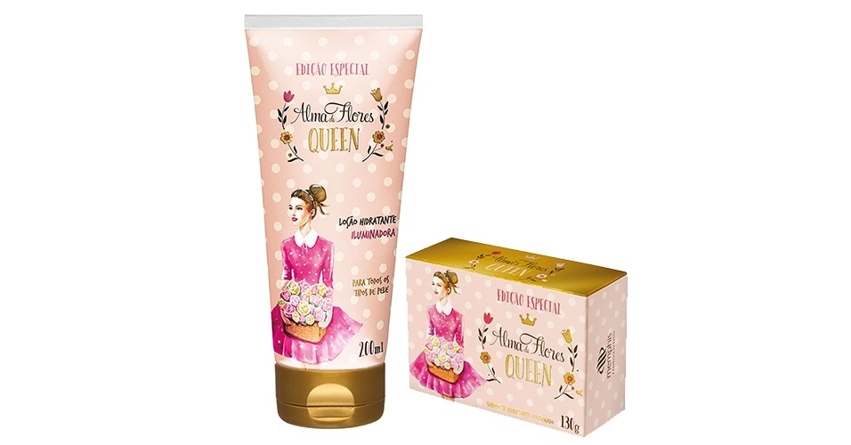 Loção iluminadora e sabonete, da Memphis - Divulgação