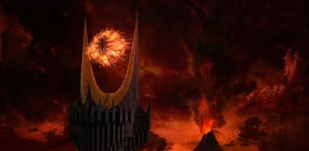 O Olho de Sauron, presente na história de "O Senhor dos Anéis", adptada pelo diretor Peter Jackson - Reprodução