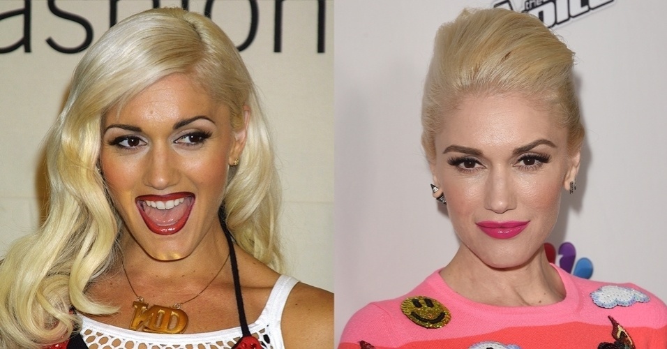Antes e depois das sobrancelhas de Gwen Stefani - Getty Images