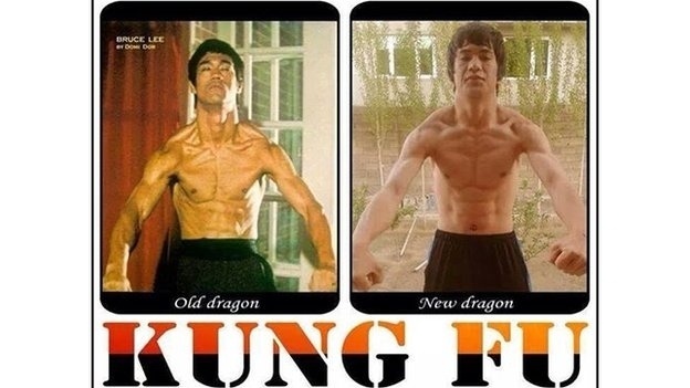 Montagem postada no Facebook rendeu fama ao jovem afegão - Abbas Alizada/Facebook