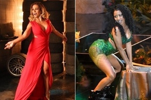 Beyoncé, Valesca e Nicki Minaj: unidas pelo popozão na música pop - Reprodução, AgNews e AFP