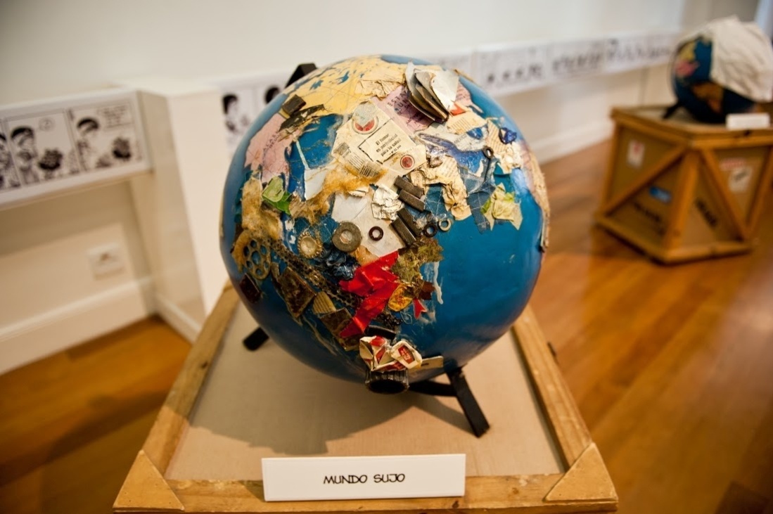 Imagem da exposição "O Mundo Segundo Mafalda", na a Praça das Artes, centro de São Paulo - Divulgação/Sylvia Masini