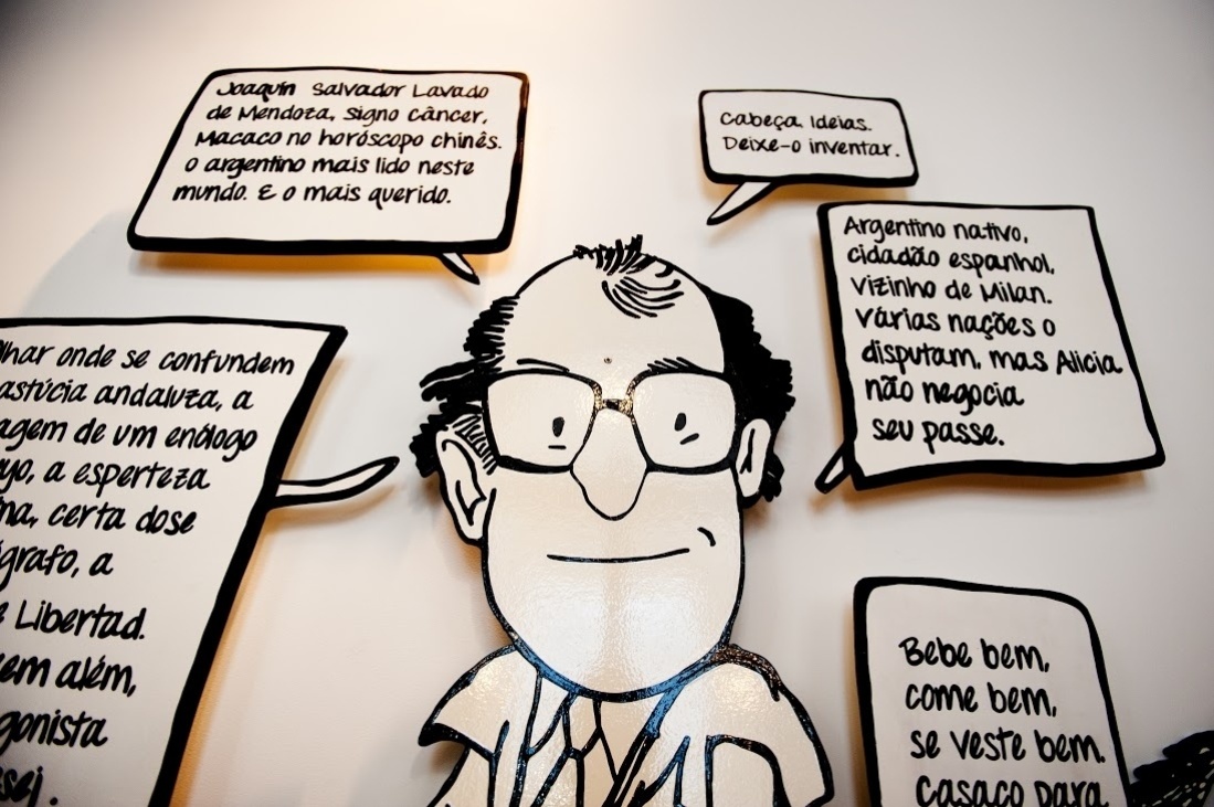 Imagem da exposição "O Mundo Segundo Mafalda", na a Praça das Artes, centro de São Paulo - Divulgação/Sylvia Masini