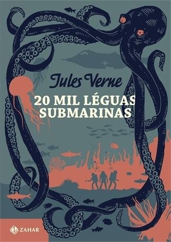 Capa do livro "20 Mil Léguas Submarinas" - Reprodução