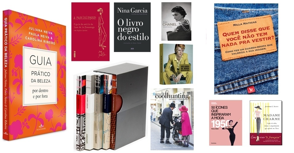 Livros sobre moda - Natal/2014 - abre - Divulgação/Fotomontagem UOL