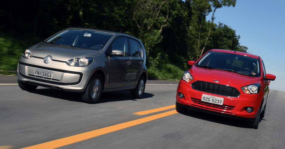 Ford Ka SEL 1.0 2015 encara Volkswagen Move up! 2015 - Murilo Góes/UOL