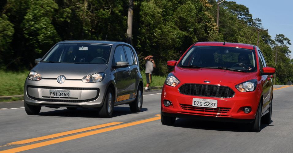 Ford Ka SEL 1.0 2015 encara Volkswagen Move up! 2015 - Murilo Góes/UOL