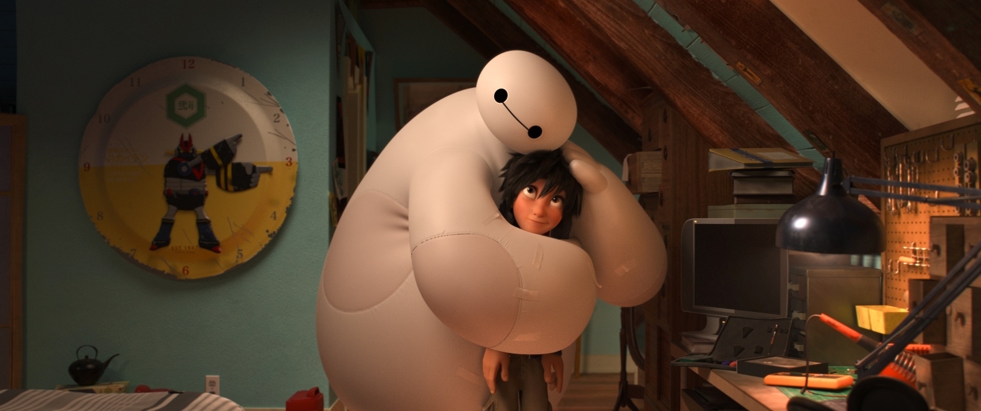 Cena de "Operação Big Hero 6", animação da Disney anunciada em maio de 2013 - Divulgação / Disney