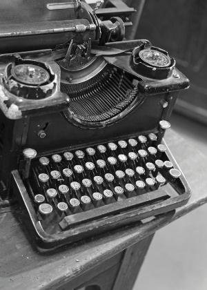 máquina de escrever antiga - Getty Images - Getty Images