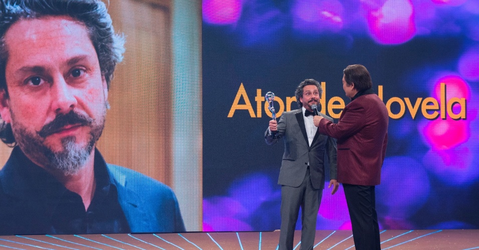 20.dez.2014 - Alexandre Nero é escolhido pelo público o melhor ator de novela de 2014 no Melhores do Ano do 