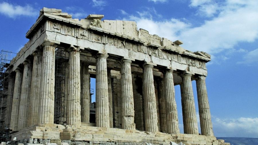 O Parthenon, templo localizado na Acrópole de Atenas - Getty Images