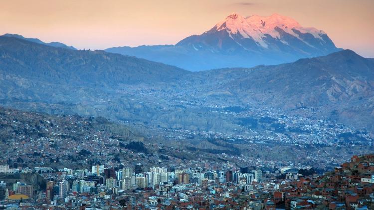 Cidade de La Paz, na Bolívia - Getty Images - Getty Images