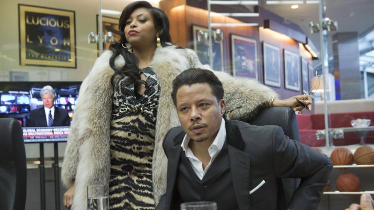 Cookie Lyon (Taraji P. Henson) e Lucious Lyon (Terrence Howard) na série "Empire" - Divulgação - Divulgação
