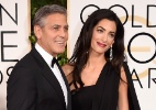 Clooney se declara para Amal e usa smoking de casamento no Globo de Ouro - Getty Images
