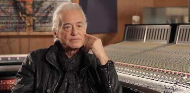 O guitarrista Jimmy Page, que não faz parte da turma dos saudosistas do vinil - Reprodução