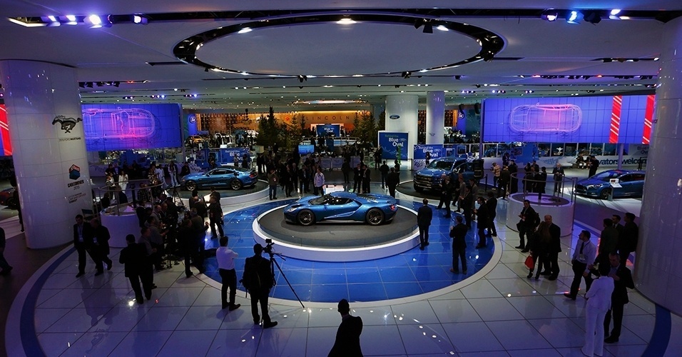 Ford GT no Salão de Detroit 2015 - Mark Blinch/Reuters