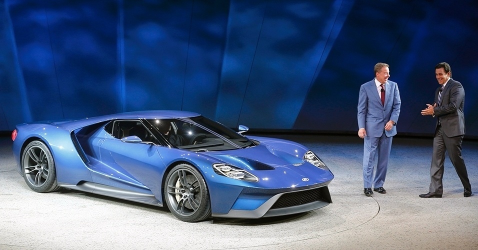 Ford GT no Salão de Detroit 2015 - Mark Blinch/Reuters