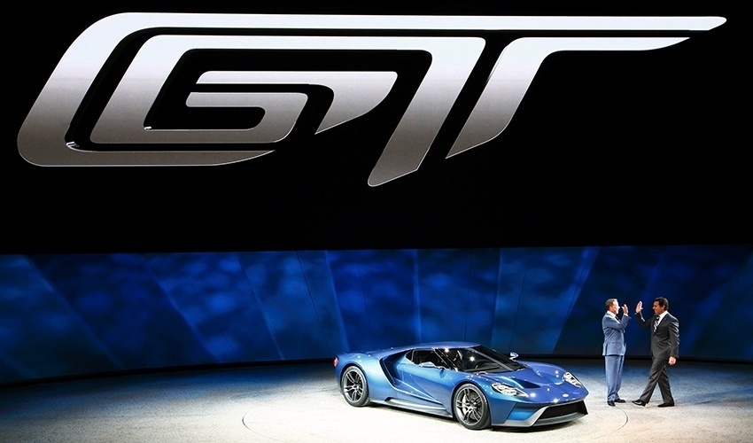 Ford GT no Salão de Detroit 2015 - Mark Blinch/Reuters