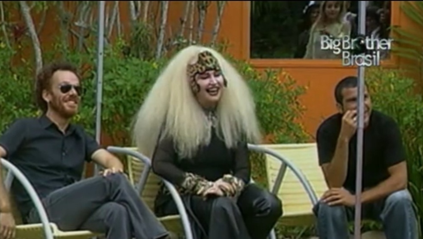 Nando Reis, Elke Maravilha e Eri Johnson participam do "BBB4" - Reprodução/ TV Globo